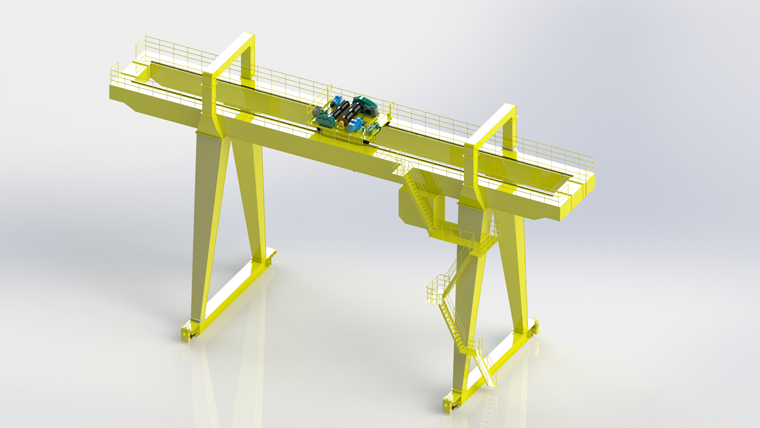A型双梁吊钩门式起沉机