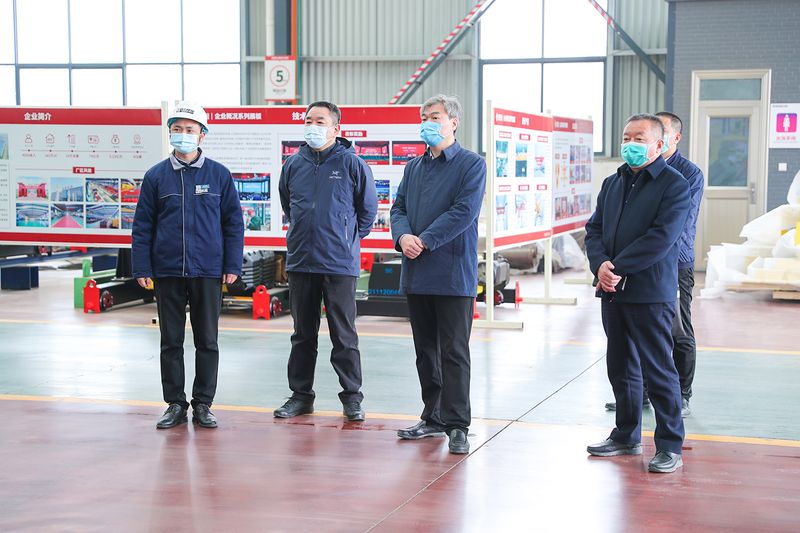 河南尊龙抖圈官网｜新乡市政协主席王新军一行光临公司智能产业园调查调研