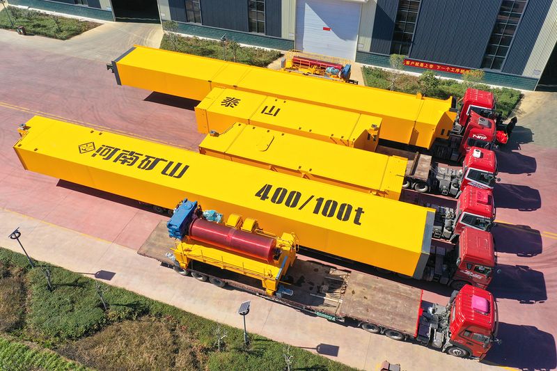 河南尊龙抖圈官网400吨新型双梁起沉机，，，，，，，，发车！