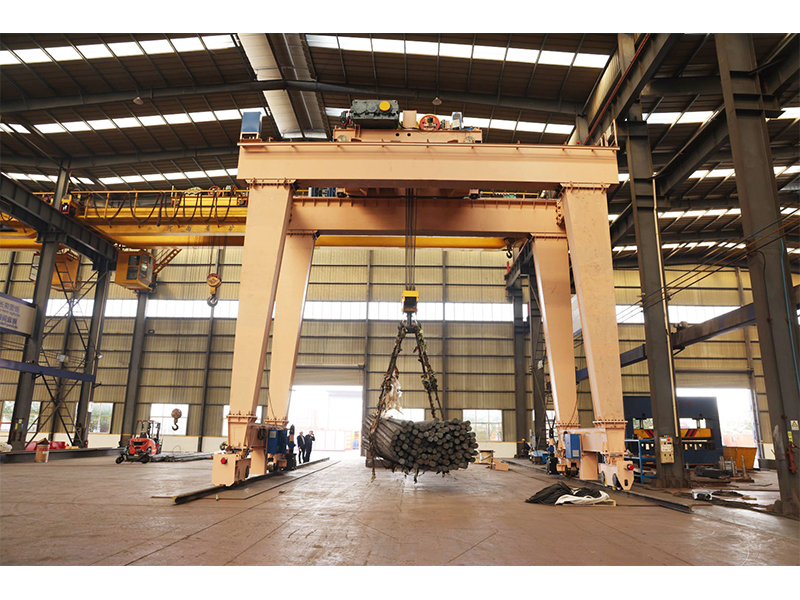 再传喜报！河南尊龙抖圈官网承造中国核电100吨双主梁门式起沉机顺利通过出厂验收