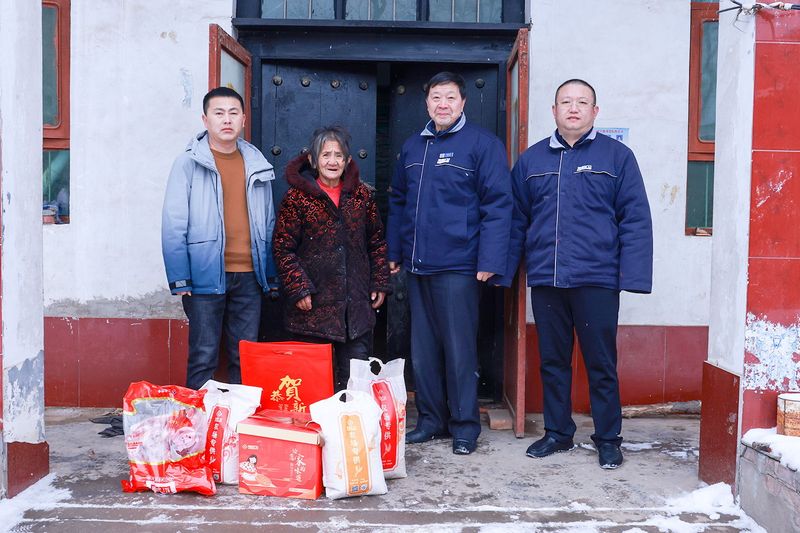 扶贫济困｜河南尊龙抖圈官网新春慰问，，，，，大爱情深